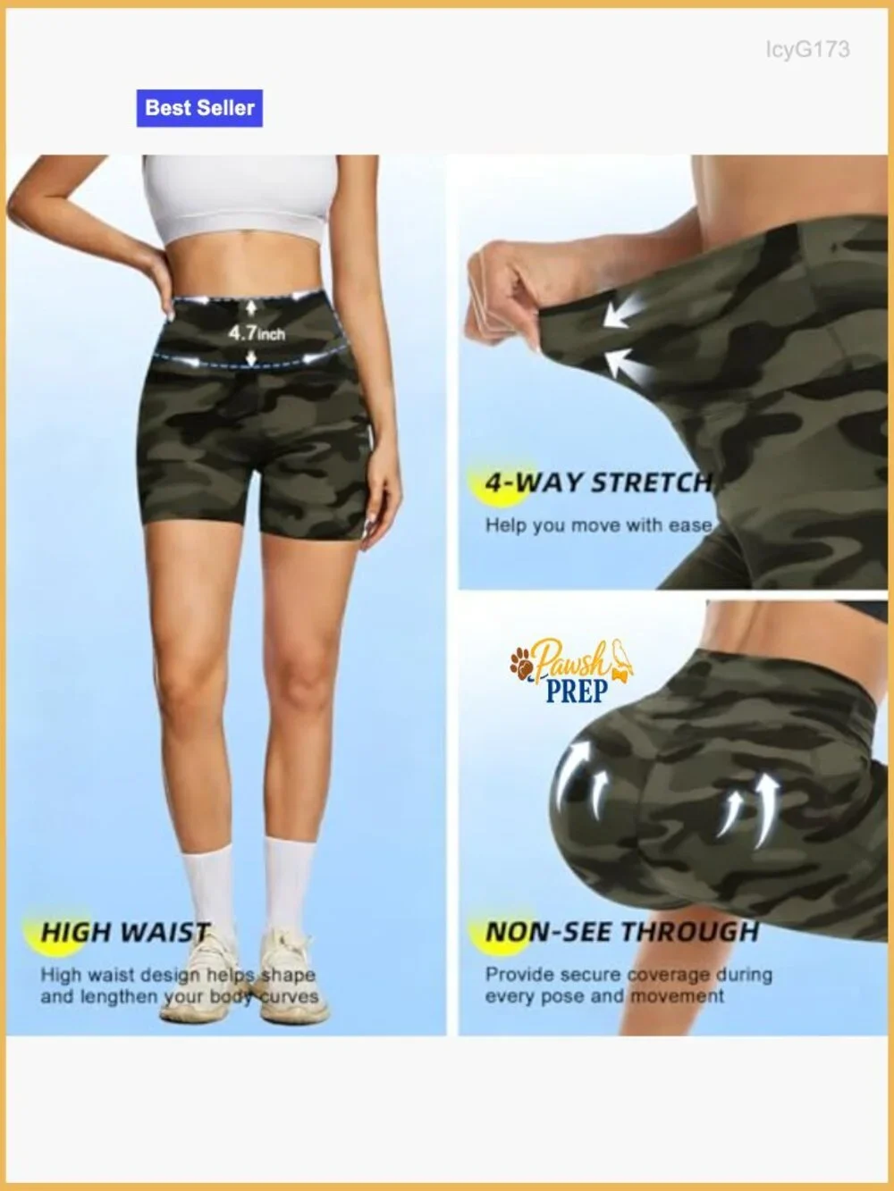 High Waisted Biker Shorts for Women 5